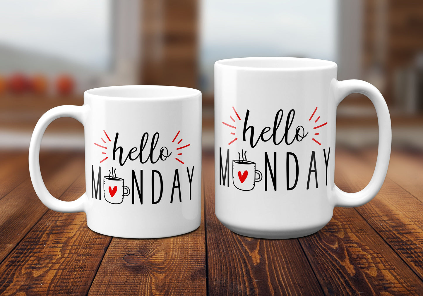 Hello Monday Coffee Mug / Coffee Cup