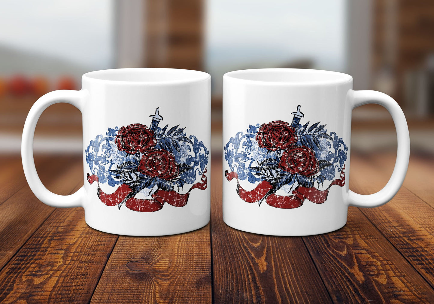 Rose Heart Mug