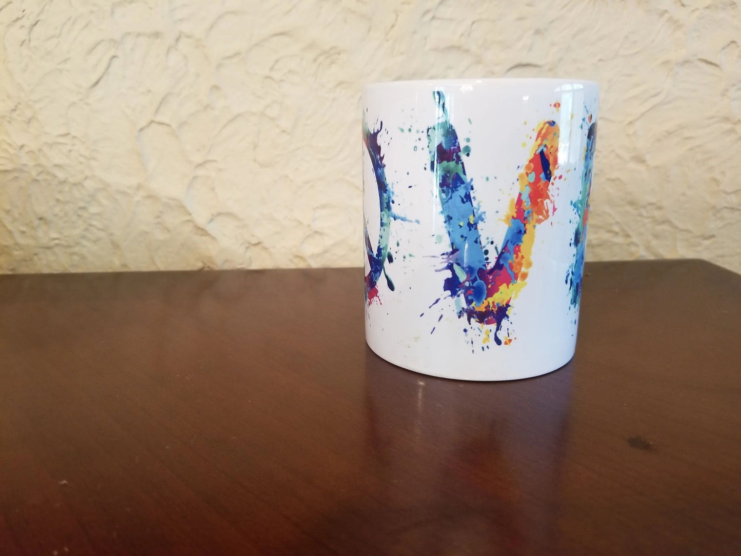 Love Peace Tie Dye Novelty Coffee Mug