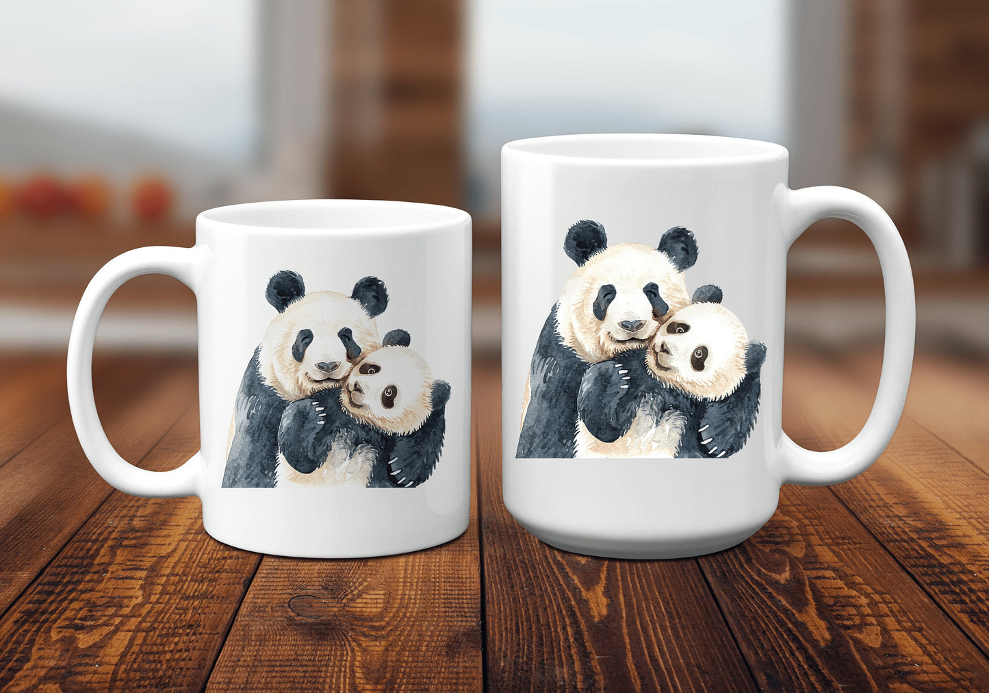 Panda and Baby Coffee Mug