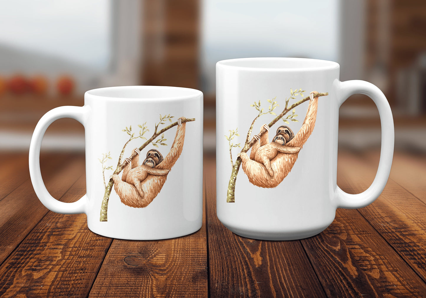 Sloth and Baby Coffee Mug