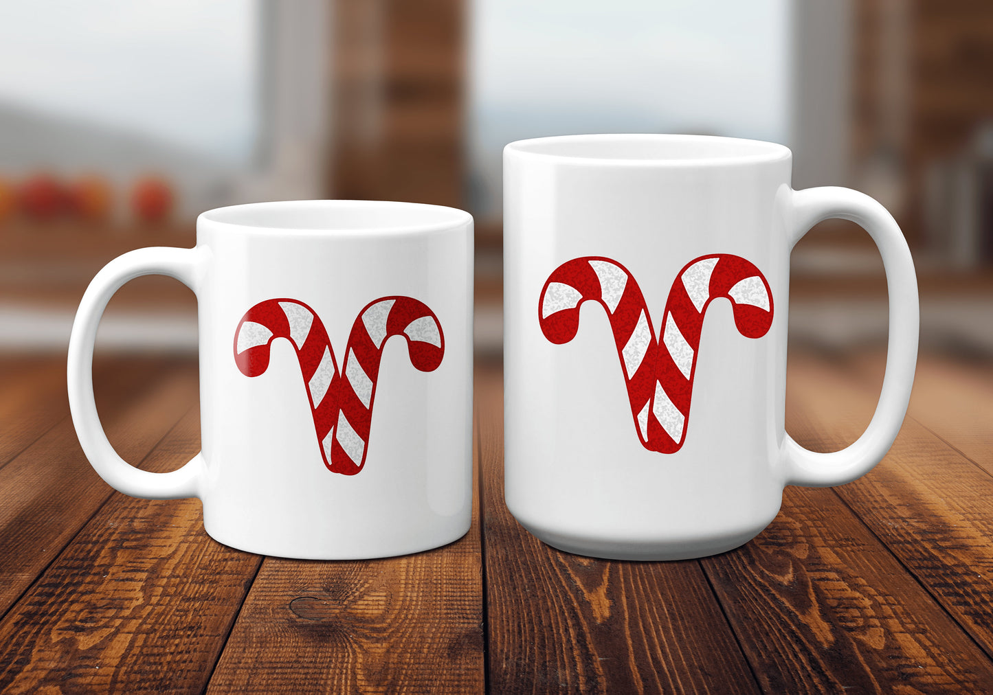 Candy Cane Christmas Coffee Mug