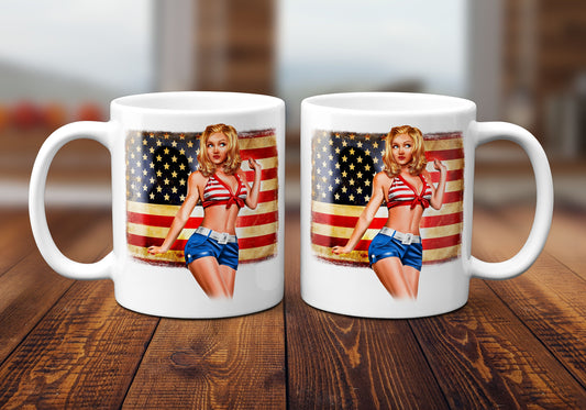 Pin Up Girl Coffee Mug