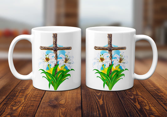 Cross with Lily's Coffee Mug