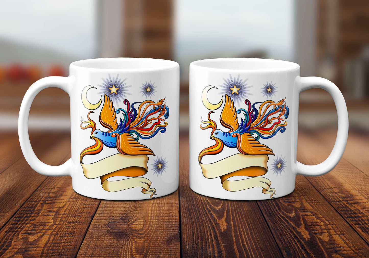 Dove with Ribbon Mug